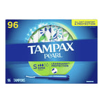 Tampax Pearl Unscented Super Absorbency Tampons, 96 Count