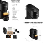 Nespresso Vertuo Pop 11729 Coffee Machine by Magimix - Black