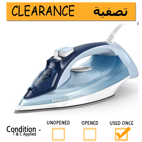 Philips DST5020/26 Steam Iron, 2400 W, 320 milliliters, Blue  -- CLEARANCE