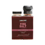Kirkland Signature Pink Salt Grinder With Refill - Net Weight 2-368.5g (Total Weight 737g), This Salt Does Not Supply Iodide, A Necessary Nutrient, Adjustable Ceramic Grinder