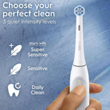 Oral B iO Series 2 Electric Toothbrush White - Clean & Clear, 100% Cleaner Teeth & Proven Gum Protection, Automatic GUM Pressure Sensor, 3 Quiet Cleaning Modes, Long-Lasting Battery, Travel Case - Shoppers-kart.com