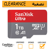 SanDisk 1TB Ultra UHS I MicroSD Card 150MB/s R, for Smartphones, - SDSQUAC-1T00-GN6M--- clearance
