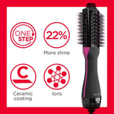 REVLON Salon One-Step Hair Dryer And Volumizer For Medium To Short Hair, RVDR5282UKE - NEW SMALLER BRUSH- Clearance