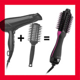 REVLON Salon One-Step Hair Dryer And Volumizer For Medium To Short Hair, RVDR5282UKE - NEW SMALLER BRUSH- Clearance