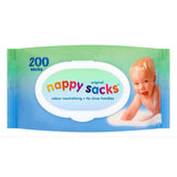 Nappy Sacks Original 4 Resealable Packs of 200 - Shoppers-kart.com