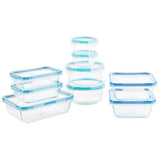 Snapware Pure Pyrex 18-Piece Glass Food Storage Set, microwave, oven, refrigerator, freezer & dishwasher safe - Shoppers-kart.com