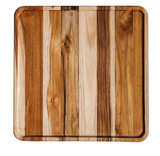 Teakhaus 5-Piece Teak Wood Serving Board Set – 1 Large Tray, 4 Small Trays for Kitchen & Dining