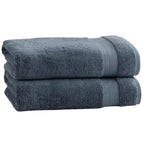 Grandeur 100% Hygro Cotton Hand Towel, Blue 2 Pack