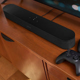 Sonos Beam (Gen 2) - Compact Smart Soundbar With Dolby Atmos, Voice Control (Alexa & Google Assistant), HDMI eARC, WiFi Streaming - Black