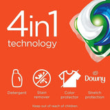 Tide 4-In-1 Downy April Fresh HE Laundry Detergent Pods, Powerful Stain Removal, 104 Count, 2.49 Kg