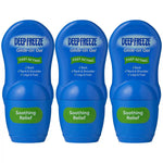 Deep Freeze Muscle Message Plus Gel Glide on Cool Lotion Pain Relief 50g, Pack of 3