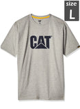 CAT Trademark Logo Men's Cotton Short Sleeve T-Shirt
