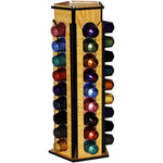 Hand Made Nespresso Coffee Capsules Holder, Wooden Handmade storage, up to 45 pods. - shopperskartuae