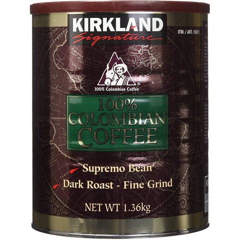 Kirkland Signature Colombian Fine Grind (1.36 Kg). - shopperskartuae