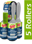 Scotch Brite Lint Roller 5 x 95 Sheets 475 Sheets Total