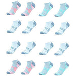 Puma Women Low Cut Cushioned Socks Light Blue (8 Pairs). - shopperskartuae