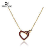 SWAROVSKI Lovely Necklace - Red & Gold plating #5465683