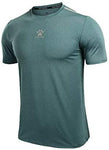 Kelme male casual short-sleeved sport T-shirt (Turquoise)