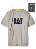 CAT Trademark Logo Men's Cotton Short Sleeve T-Shirt