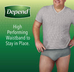 Depend fit Flex Disposable Underwear for Men Maximum Absorbency