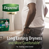 Depend fit Flex Disposable Underwear for Men Maximum Absorbency