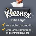 Kleenex Extra Large 2Ply Facial Tissue Strong Soft Pack of 6 Boxes x 90 Sheets