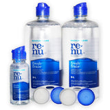 Renu Bausch+Lomb Fresh Multi-Purpose Eye Contact Lens Solution (2 x 480ml) and (1 x 60ml )Travel Size- Full set - Shoppers-kart.com