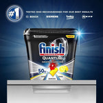 Finish Powerball Quantum Ultimate Plus Automatic Dishwasher Detergent - 96 Tabs, 1.2kg