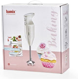 Bamix Hand Blender with Measuring Cups, 6 Attachments, Slicesy and Baking Recipes CL.124098 cream