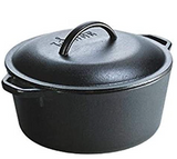 Lodge 5 Quart/4.7 L Cast Iron Dutch Oven, L8DOL3CN - Shoppers-kart.com