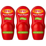 Deep Heat Three Packs Of Muscle Massage Roll-On Lotion 50ML