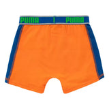 Puma Boy's Boxer Brief-Colors: Turquoise/Black/Yellow/Orange- Pack of 4