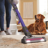 Black + Decker BHFEV182CP-GB Cordless Extension Stick Vacuum Cleaner, 18V 2Ah external battery 3 speeds and 58min Runtime