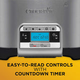 Crockpot Multi-Cooker, Programmable with Slow Cooker, Saute, Roaster & Food Steamer, 5.6L (6-7 People), Removable Bowl [CSC024]
