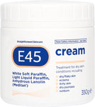 E45 Dermatological Cream Treatment For Dry Skin Conditions (350g)