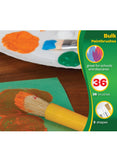 Crayola Paintbrush Variety Classpack Set 36-Piece With 3 Assorted Brushes