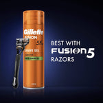 Gillette Fusion5 Ultra Sensitive Shaving Gel with Almond Oil- Pack of 6 X 200ml