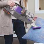 Black + Decker BHFEV182CP-GB Cordless Extension Stick Vacuum Cleaner, 18V 2Ah external battery 3 speeds and 58min Runtime