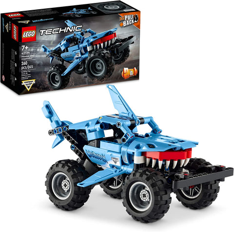 LEGO Technic Monster Jam Megalodon 42134 Building Toy Set for Kids, Boys, and Girls Ages 7+ (260 Pieces)