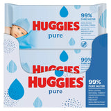 HUGGIES Pure Baby Wipes With 99 Percentage Pure Water for Sensitivity- 72x10 Box