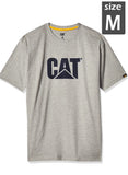 CAT Trademark Logo Men's Cotton Short Sleeve T-Shirt