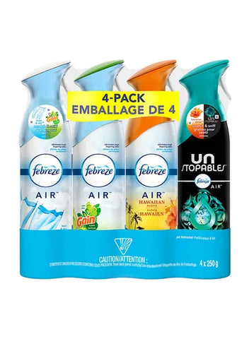 Febreze Air Refresher, Variety Pack- 4 X 250 grams