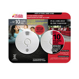 Kidde Talking Smoke Alarms - 10 years batteries never need changing,  Pack of 2