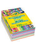 Crayola 720-Sheet Construction Color Paper With 12 Variety colors 22cm x 30cm