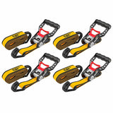 CAT 16 ft. x 1-1/2 in. Heavy-Duty Ratchet Tie-Down Set (4-Piece)