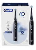 Oral-B iO6 Electric Toothbrush with Revolutionary iO Technology, 1 Toothbrush Head & Travel Case, 5 Modes with Teeth Whitening, Color-Black Lava