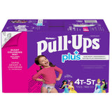 Huggies Pull-Ups Plus, Girls Training Pants 4T-5T (38-50 lb/17-23 kg) (102 Count, 4T-5T)