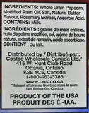 Kirkland Signature Microwave Popcorn, Butter Flavor, 44bags X 93.5gms, (4.1Kg)