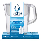 Brita Champlain 2.4 L (10-cup) Pitcher with 2 Filters