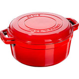 Staub Braise and Grill Set 6.7 L (7 qt.) Enameled Cast Iron